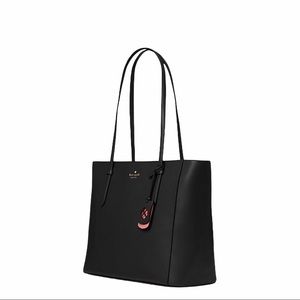 Kate Spade Schuyler medium tote smooth black leather NWT